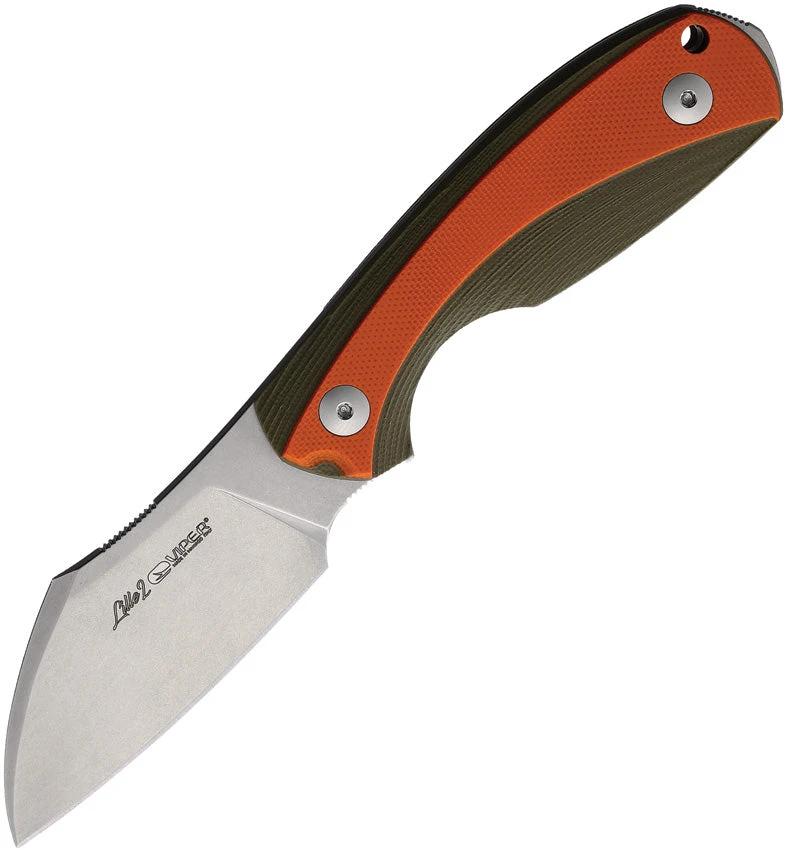 Viper Lille 2 Fixed Blade Grn/Org VT4024GGO by Viper