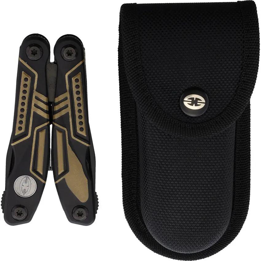WithArmour Ranger Multi Tool WA-010BT - 10 Tool Set With Durable Black Tan TPR Handles And Pliers by WithArmour