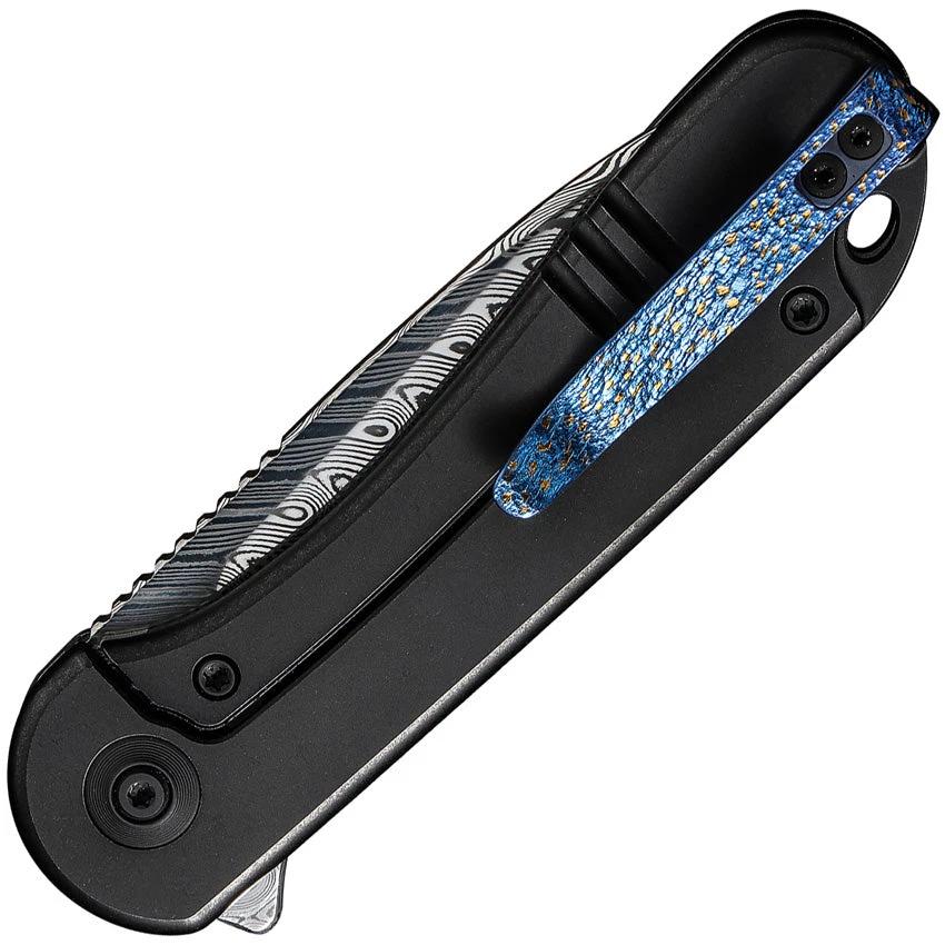 We Knife Elementum Framelock WE18062X DS1 Titanium EDC Knife With Damasteel Blade For Everyday Carry Enthusiasts by We Knife Co Ltd