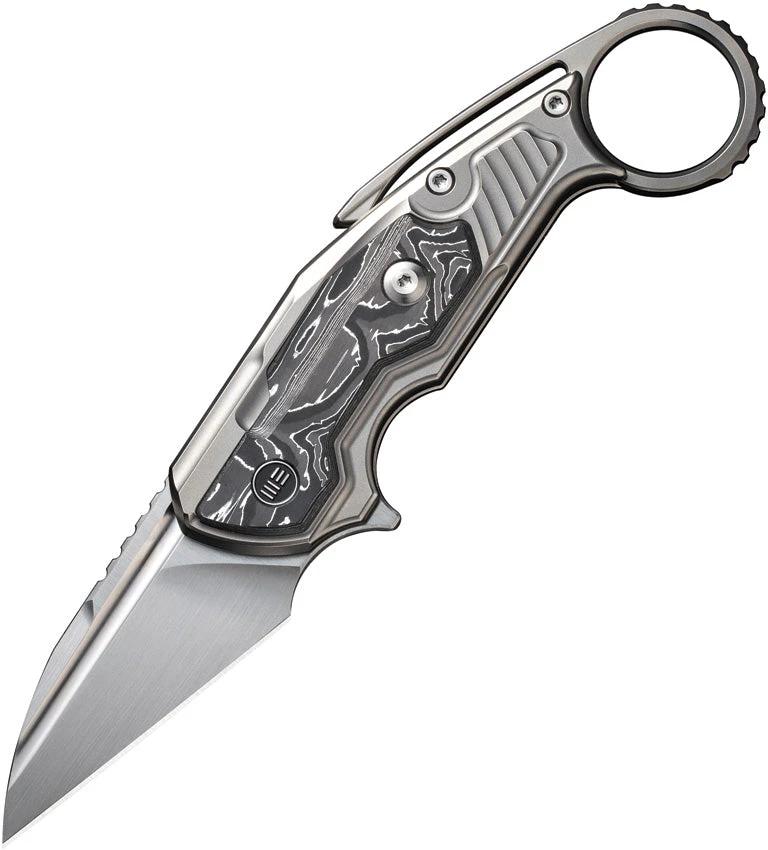 We Knife Co Ltd Yardbird Button Lock Alum Foil WE22021-3 by We Knife Co Ltd