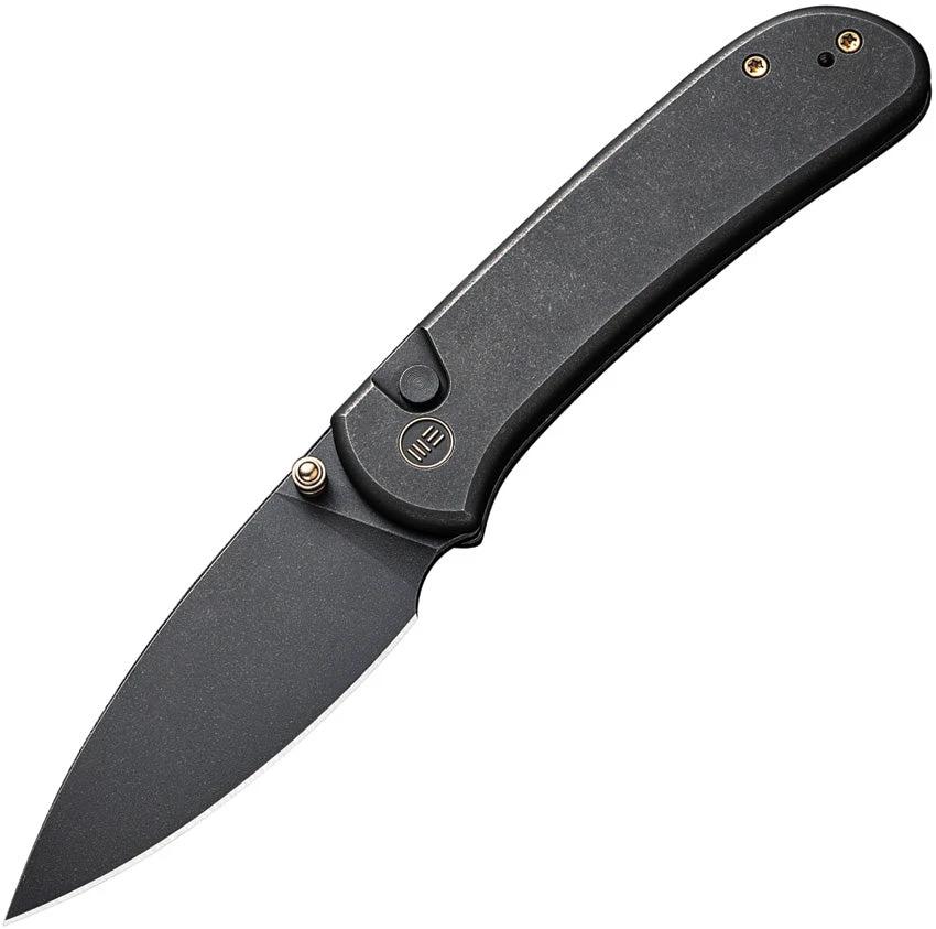 We Knife Co Ltd Qubit Button Lock Black WE22030F-1 by We Knife Co Ltd