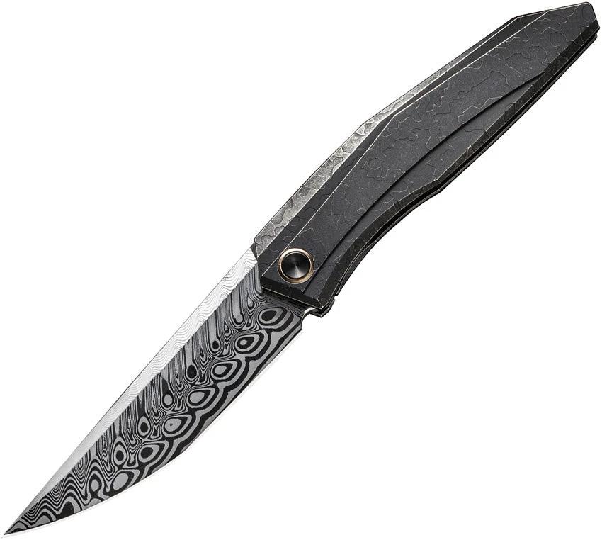 We Knife Co Ltd Cybernetic Framelock Etched WE22033-DS1 by We Knife Co Ltd