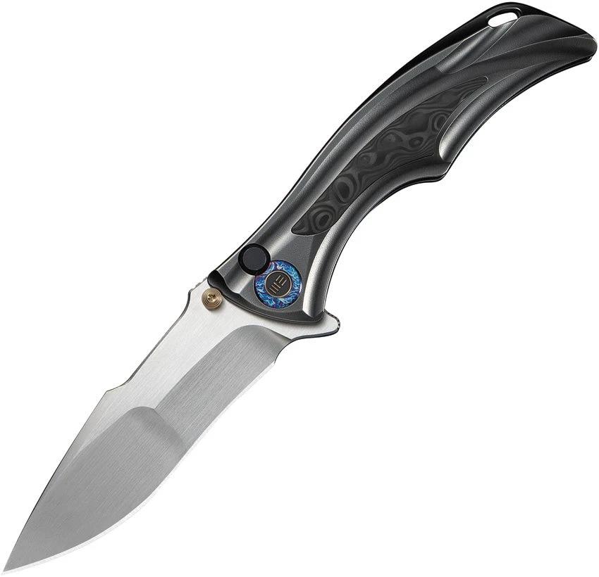We Knife Co Ltd Tighe Down Button Lock Rose CF WE240542 by We Knife Co Ltd