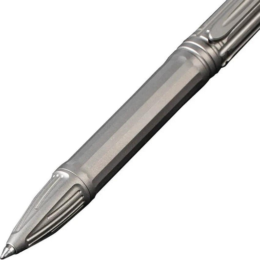 We Knife Baculus Titanium Spinner Pen TP07A - Glass Breaker And EDC Ready Titanium Writing Tool by We Knife Co Ltd
