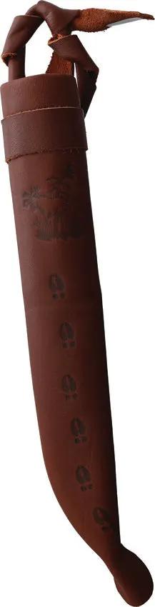 Wood Jewel Fixed Blade Color Stripe 23B12 Carbon Steel Blade Reindeer Horn Pommel by Wood Jewel