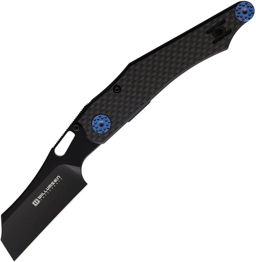 Willumsen Copenhagen Deamon Barber Linerlock DB23PVD by Willumsen Copenhagen