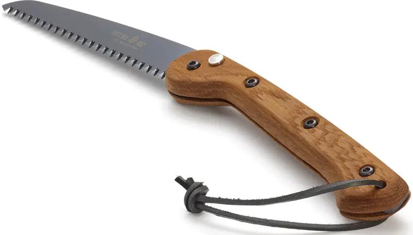 WOXNA Halsing Folding Saw - High Carbon Steel Blade, 7 TPI, Three Phase Grind, Oak Handle by WOXNA