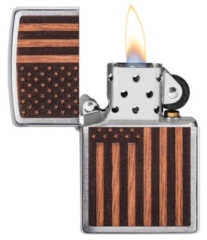Zippo® x WOODCHUCK USA Street Chrome Lighter – Buy One. Plant One.® by Zippo
