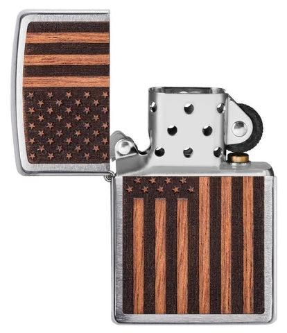 Zippo® x WOODCHUCK USA Street Chrome Lighter – Buy One. Plant One.® by Zippo