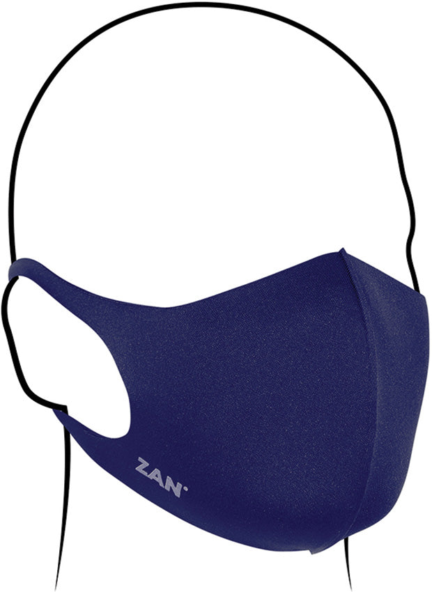 Zan Headgear Face Mask Navy Blue FMLW284
