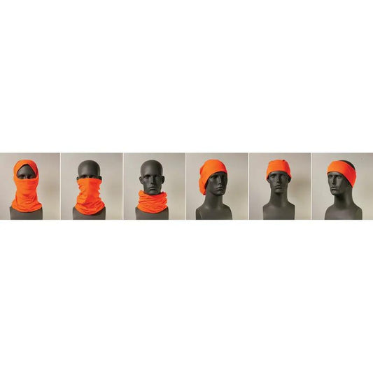 Zan Headgear SportFlex Motley Tube Orange TL142 - Four Way Stretch Moisture Wicking All Season Wear by Zan Headgear