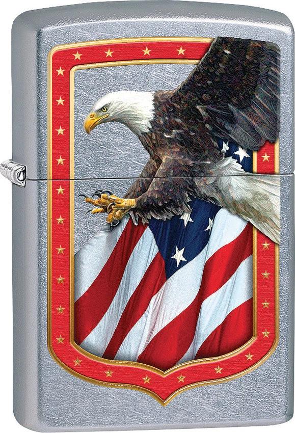 Zippo Eagle and Flag Border Lighter 207-077463 by Zippo