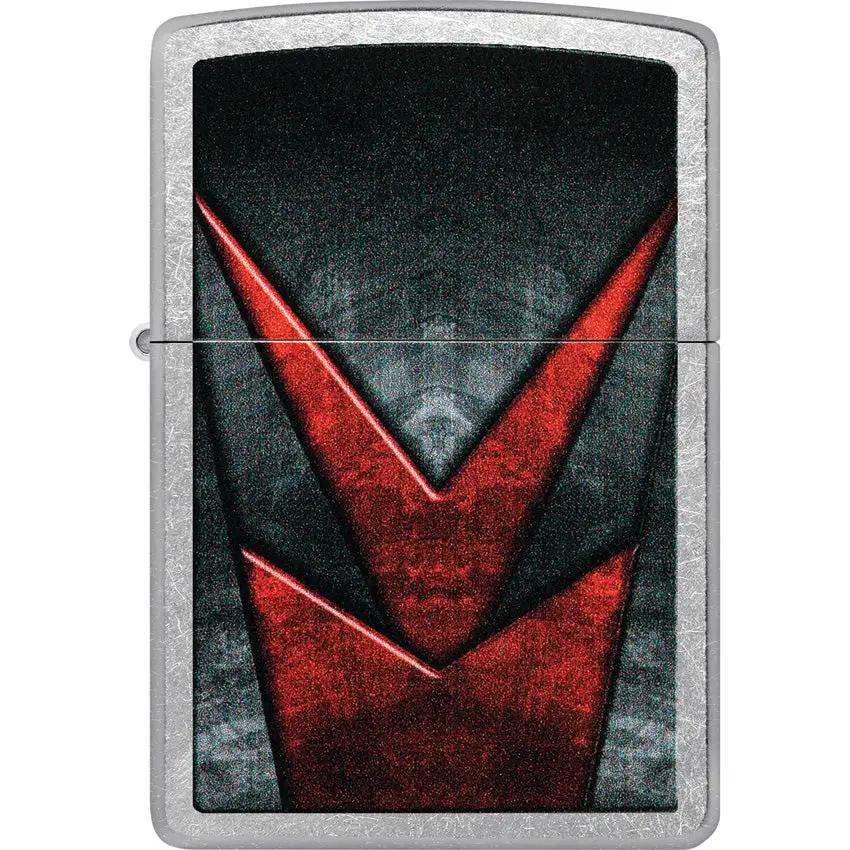 Zippo Metallic Pattern Lighter Street Chrome - Compact Gift Boxed For Collectors And Everyday Carry by Zippo