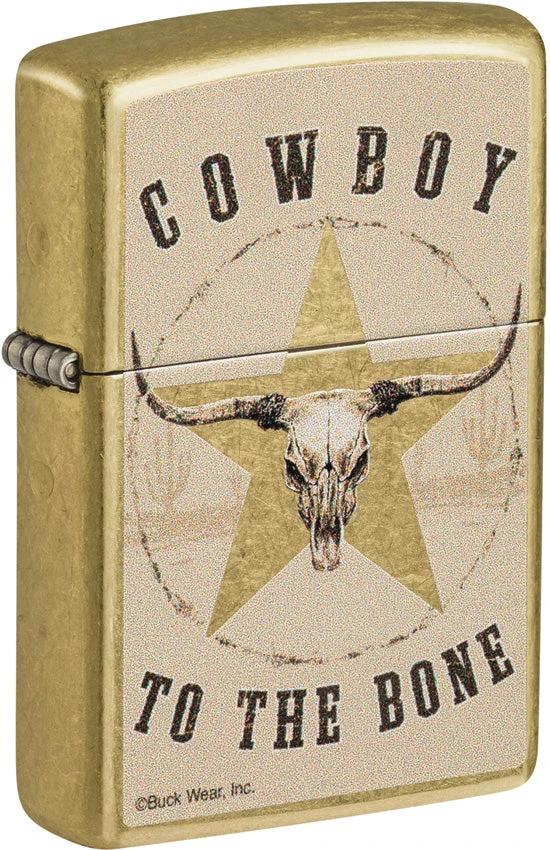 Zippo Buck Wear Cowboy Lighter 48937 by Zippo