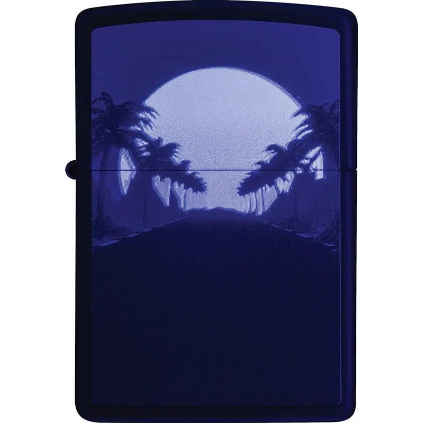 Zippo Sunset Black Light Lighter - UV Scene Reveal Under Ultraviolet Light For Collectors And Gift Buyers by Zippo