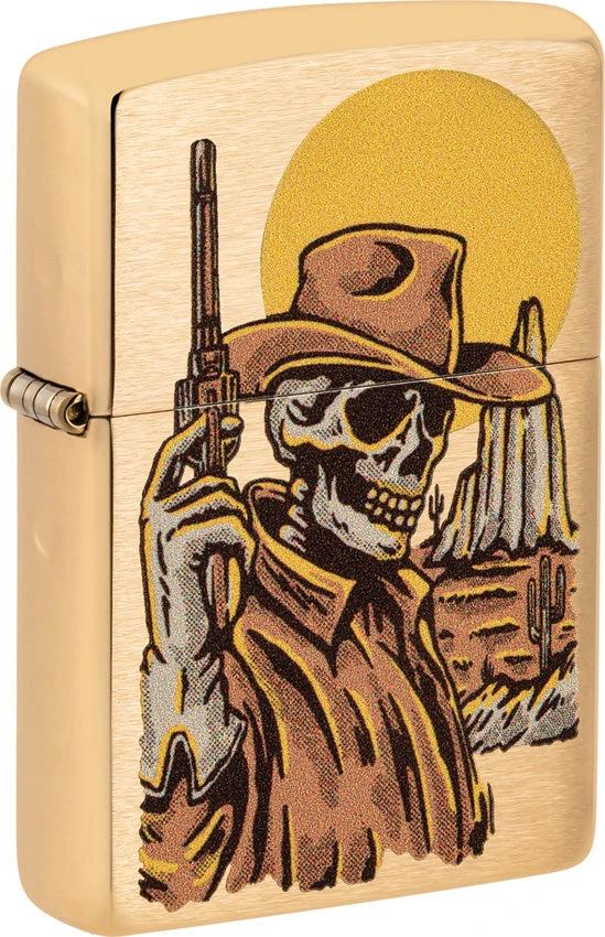 Zippo Cowboy Skull Design Lighter 48519 by Zippo