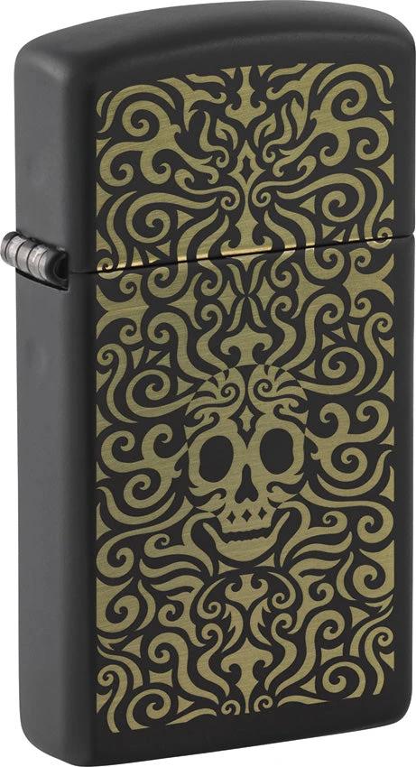 Zippo Skull Filigree Design Lighter 48564 by Zippo