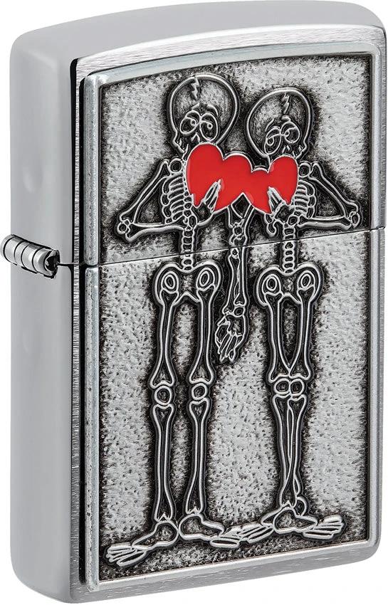 Zippo Skull Couple Lighter 48688 by Zippo