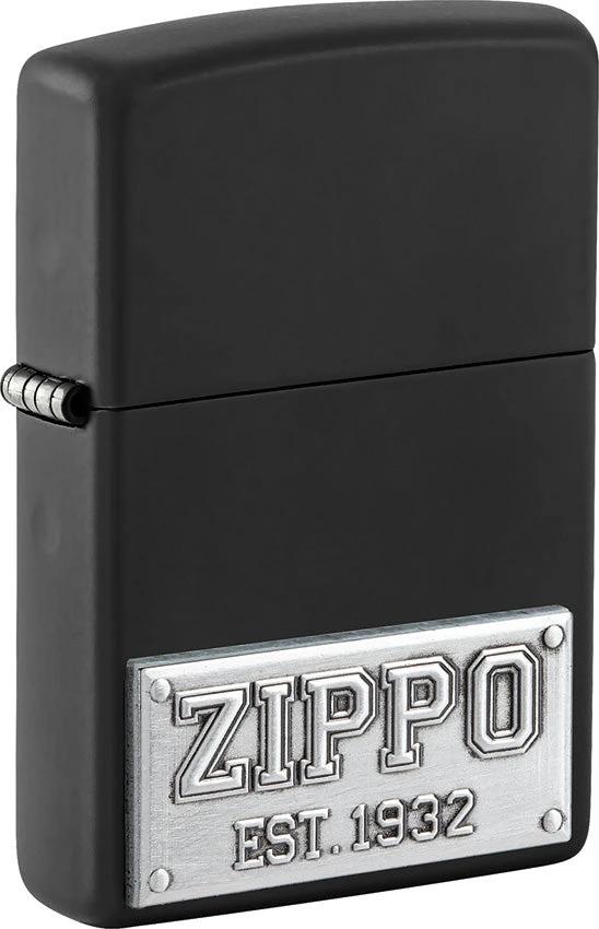 Zippo Plate Emblem Lighter 48689 by Zippo