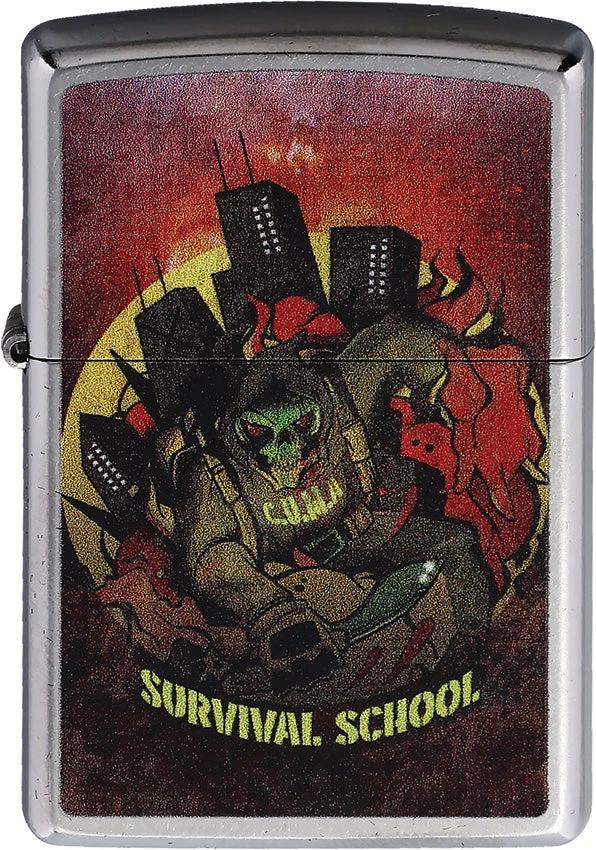 Zippo Urban Survival Lighter CUMA Street Chrome Premium Outdoor Gear For Survivalists by Zippo