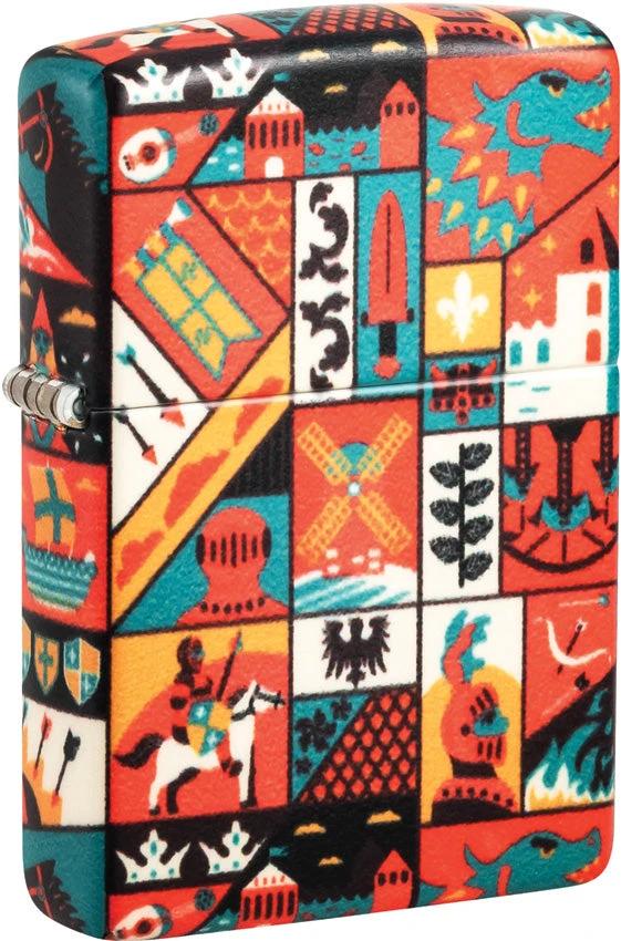 Zippo Old Ages Lighter Vintage Design Boxed Gift for Collectors and Enthusiasts by Zippo