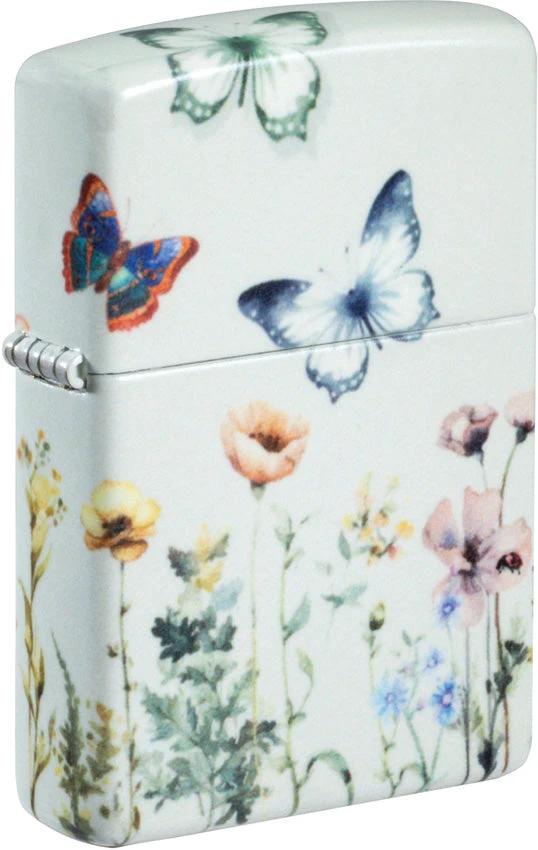 Zippo Glowing Butterflies Lighter 46703 by Zippo