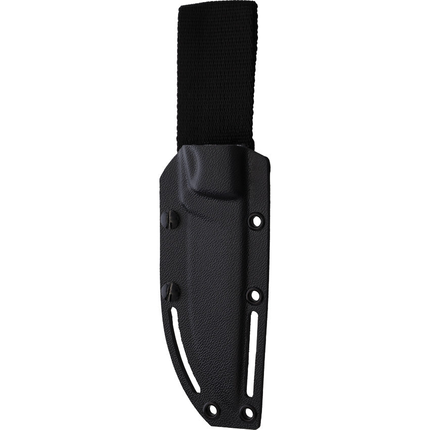ZA-PAS Knives Handie Fixed Blade - Black Cerakote Carbon Steel Blade With Full Tang G10 Handle by ZA-PAS Knives