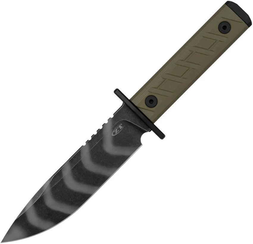 Zero Tolerance Fixed Blade G10 Olive Tiger ZT0006TSOL by Zero Tolerance