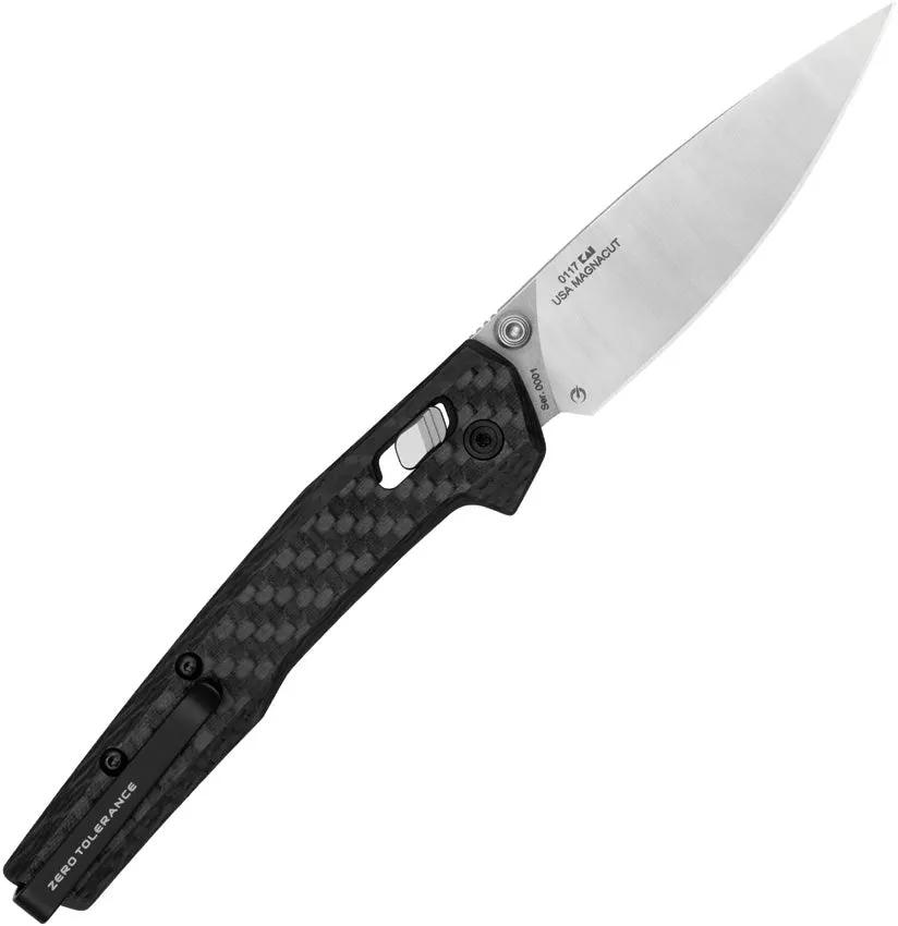 Zero Tolerance 0117 MagnaCut EDC Knife - MagnaCut Blade And Lightweight Carbon Fiber Handle by Zero Tolerance