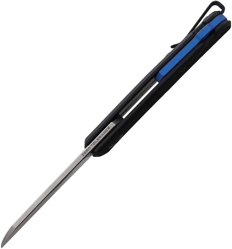 Zero Tolerance Jen Anso Folder - MagnaCut Sheepsfoot Blade With G10 Black Handle For Everyday Carry Enthusiasts by Zero Tolerance