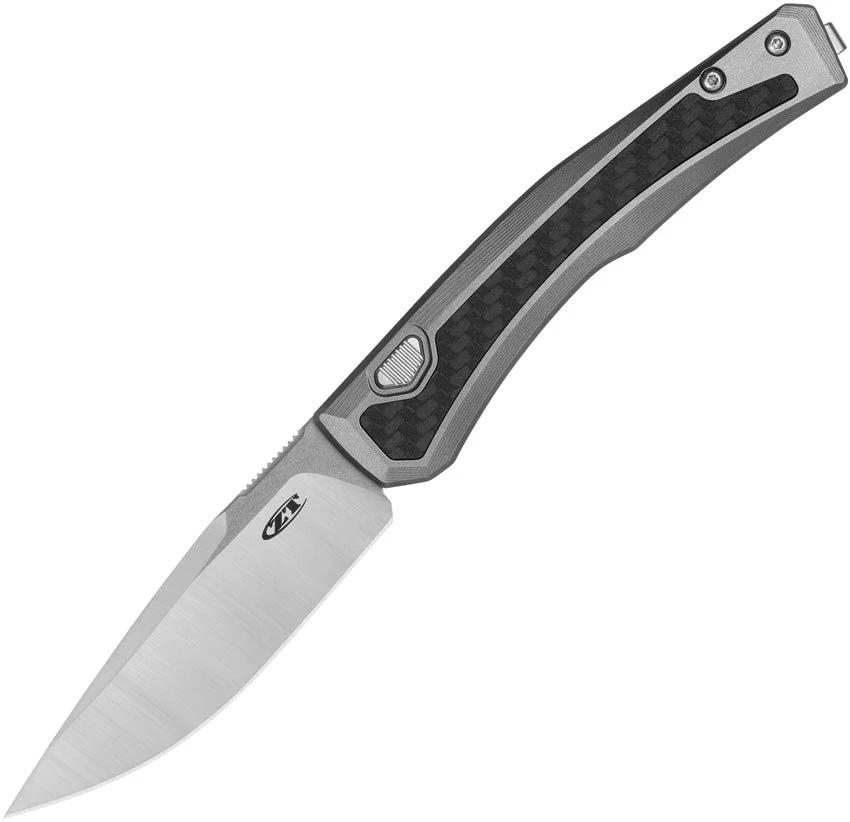 Zero Tolerance Auto 0556 Button Lock Ti/CF 0556 by Zero Tolerance