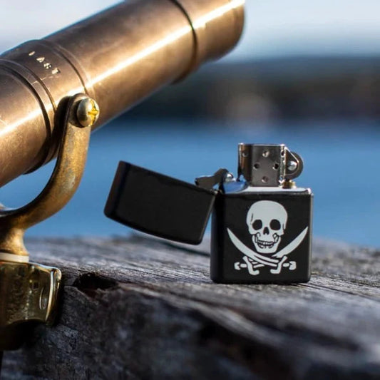 Zippo 05911 Jolly Rogers Logo Windproof Lighter by Zippo