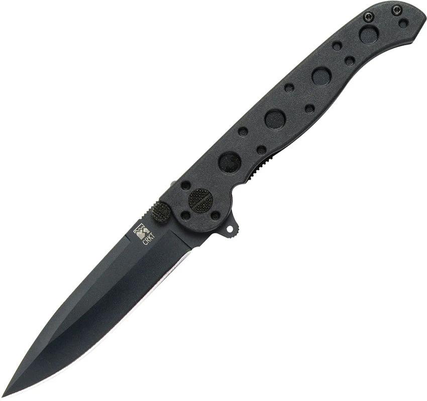 CRKT M16 Black Zytel Tactical Knife With 3.125 Inch AUS 8 Spear Point Blade And EDC Clip by CRKT