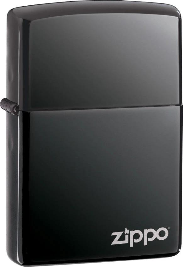 Zippo Black Ice Logo Lighter 150ZL Windproof With Lifetime Guarantee For Collectors by Zippo