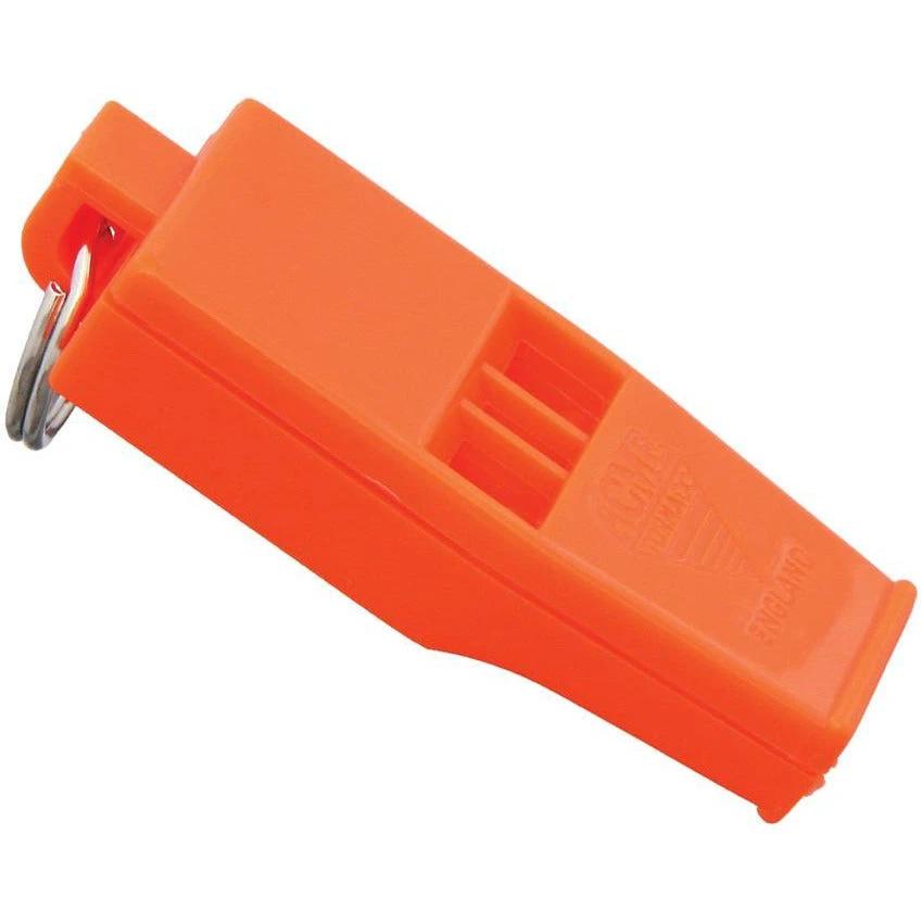 ACME Tornado Slimline Orange Referee Whistle Dual Pitch For Loud Calls At Matches by ACME