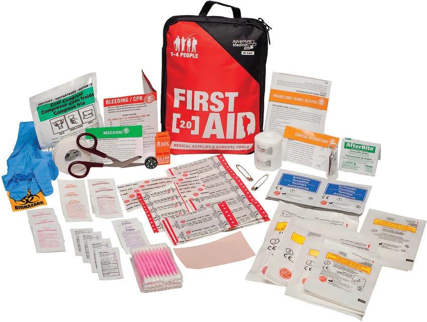 Adventure Medical First Aid Kit 2.0 For Hikers And Campers Compact Outdoor Survival Kit With Compass And Whistle by Adventure Medical
