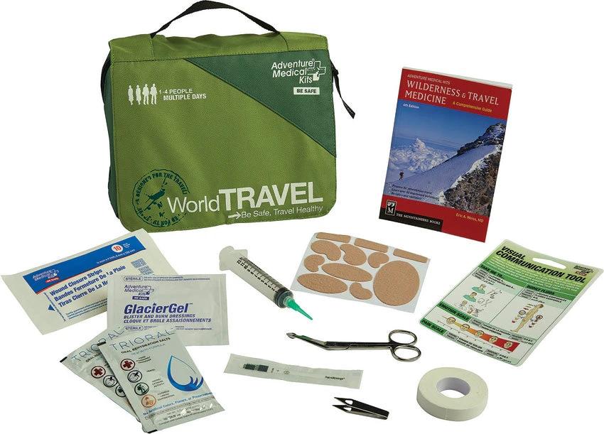 Adventure Medical Kits World Travel Medical Kit 0130-0425 For Global Explorers Compact All In One First Aid by Adventure Medical
