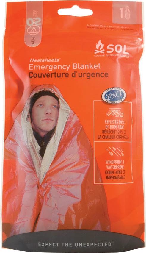 Adventure Medical Heatsheets Emergency Blanket One Person Essential Reflects Ninety Percent Body Heat For Hikers by Adventure Medical