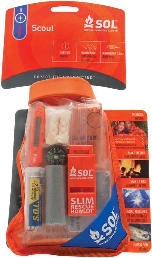 Adventure Medical SOL Scout Survival Kit All In One Waterproof Case For Hikers And Outdoors Enthusiasts by Adventure Medical