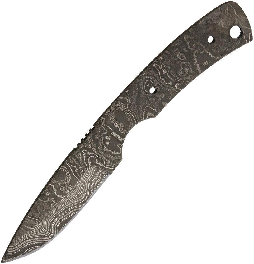Alabama Damascus Steel Damascus Knife Blade ADS046 DKG One Piece Full Tang 3in Blade For Knife Makers by Alabama Damascus Steel