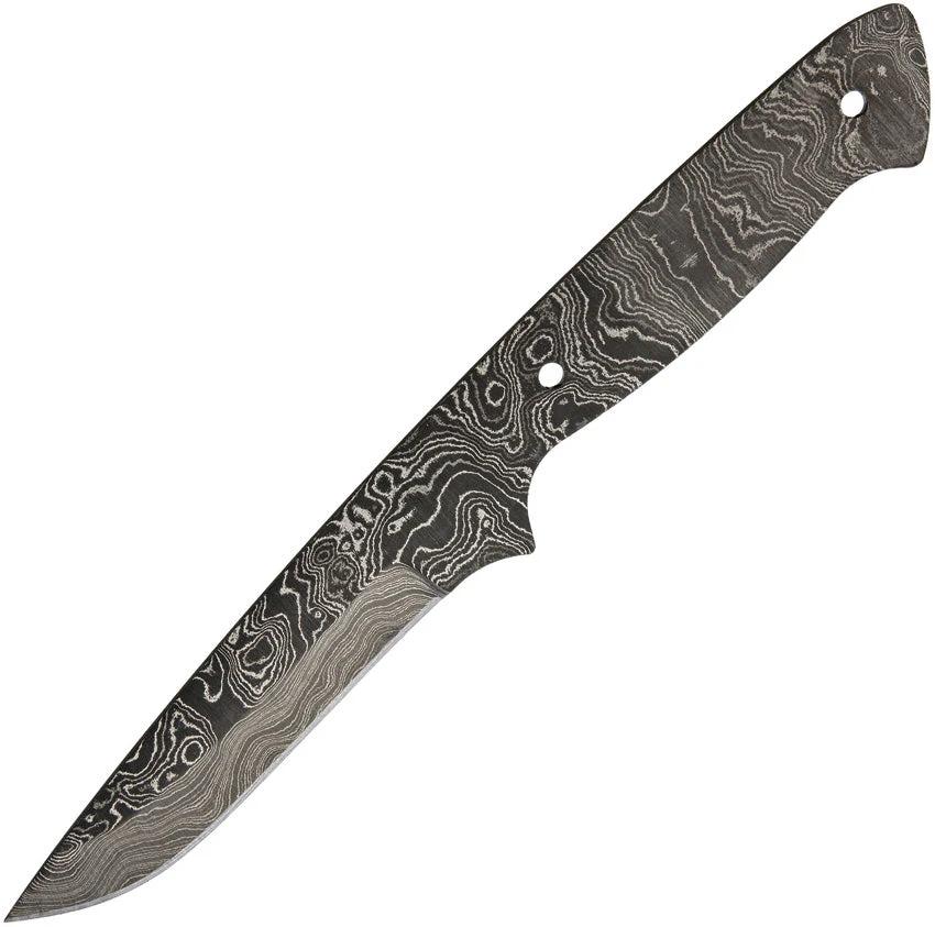 Alabama Damascus Knife Blade 9 Inch Full Tang One Piece Damascus Steel For Outdoorsmen 4 Inch by Alabama Damascus Steel