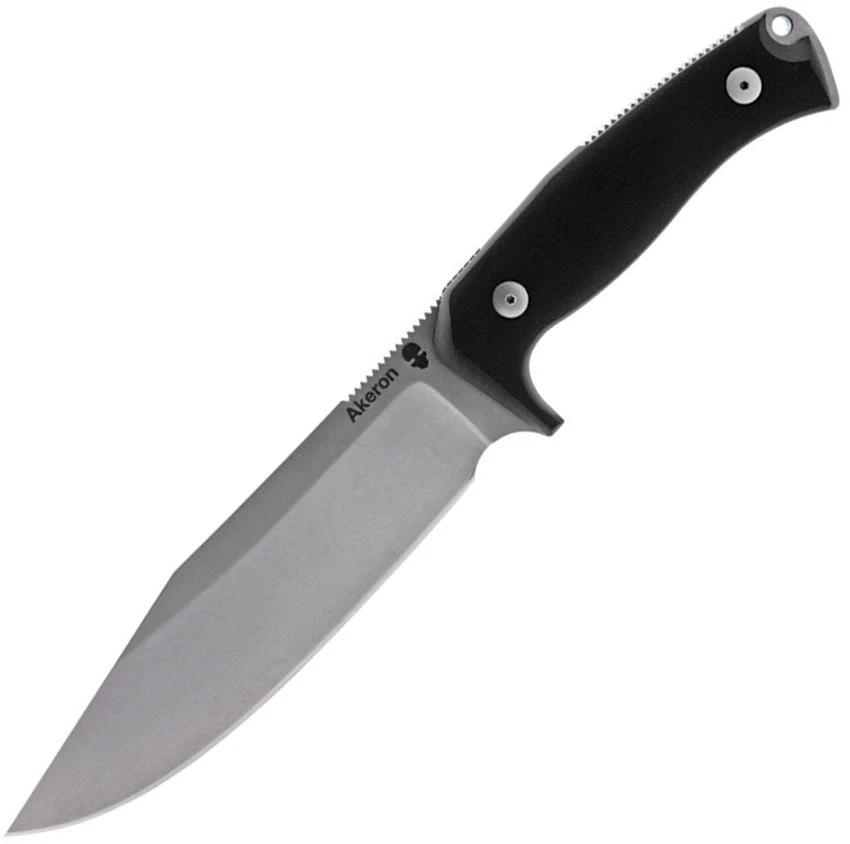 Fox Akeron SFS Fixed Blade Knife Tony Lopes 7 Inch Stonewashed N690 Blade With G10 Handle For Tactical Fans Kydex Sheath by Akeron
