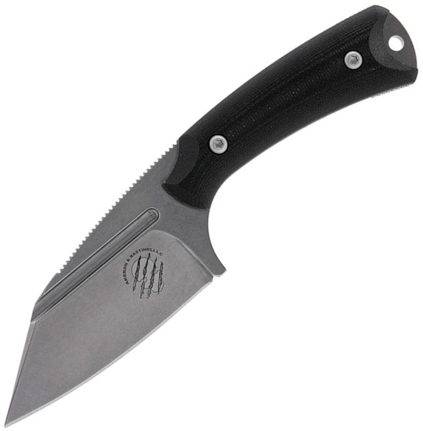 Akeron La Sanction Knife By Bastinelli Knives Viper Italian Made G10 Black Handle Full Tang For Collectors by Akeron