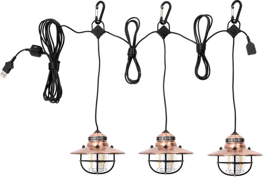 Barebones Living Edison String Lights Copper LIV-269 by Barebones Living