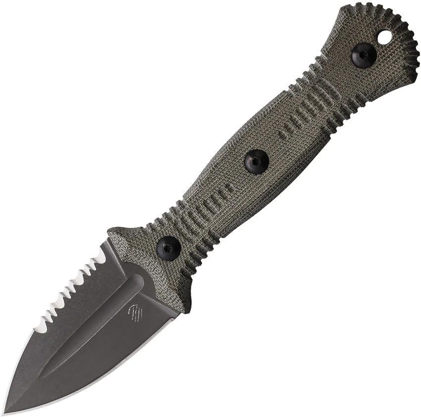 Bastinelli Creations Telum Fixed Blade BC-28-GREEN by Bastinelli Creations