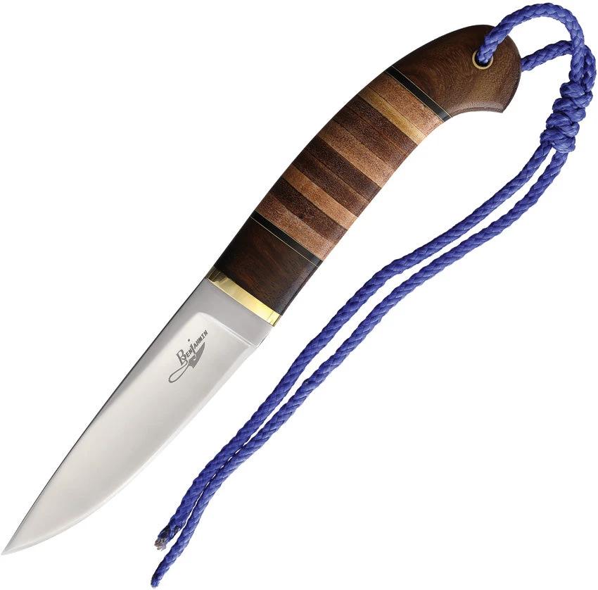 BenJahmin Knives Stacked Leather Hunter BK-A017 by BenJahmin Knives