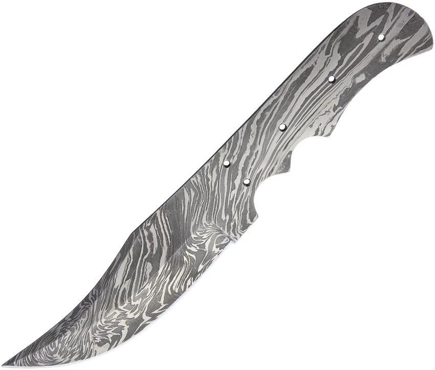 Knifemaking Skinner Damascus Blade BL123 / SM1010 by Knifemaking