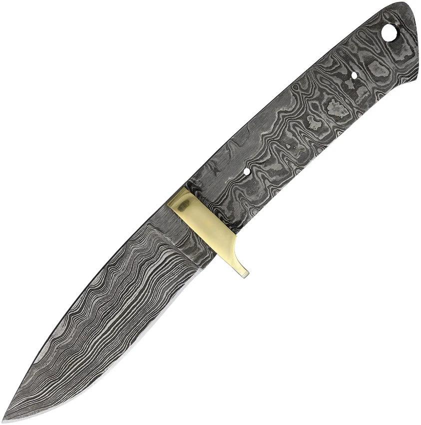 Knifemaking Knife Blade Drop Pt Damascus SM-APR-BL5 DAMASCUS by Knifemaking