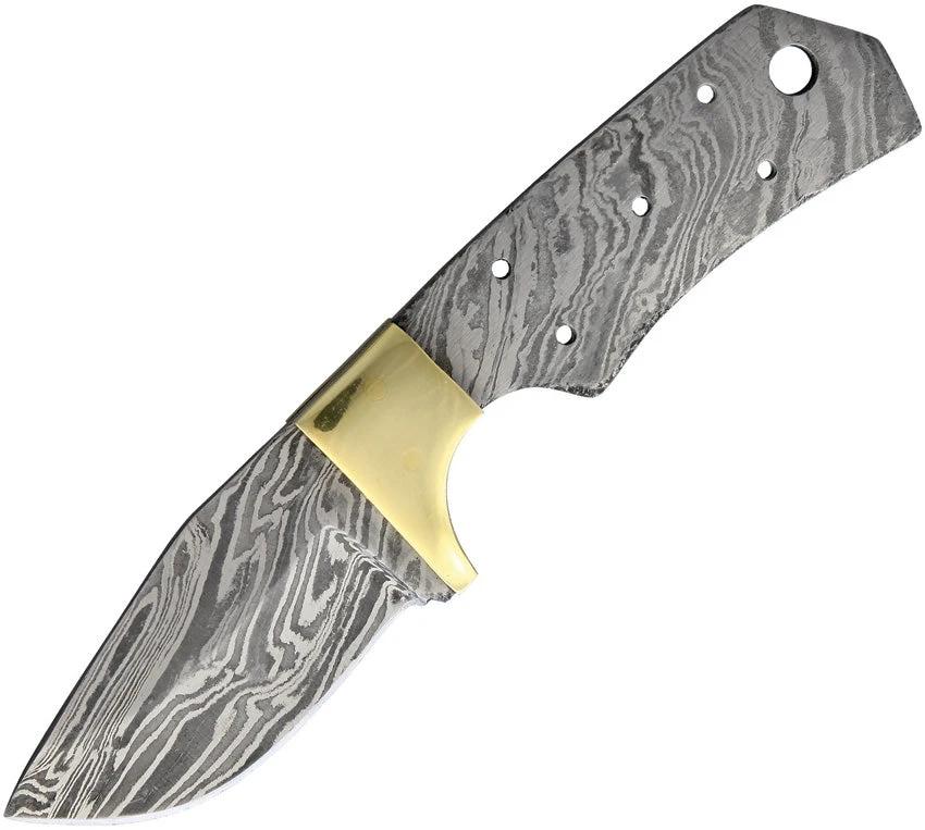 Knifemaking Knife Blade Skinner SM-APR-BL8 DAMASCUS by Knifemaking
