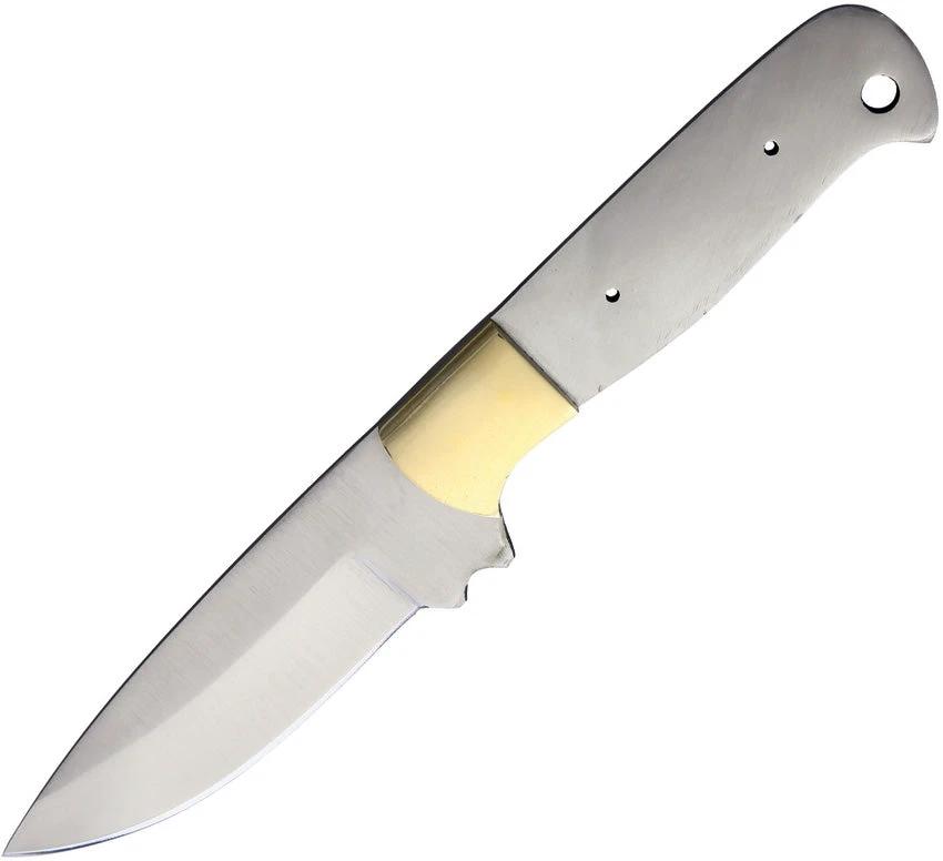 Knifemaking Drop Point Knife Blade SM-APR-BL9 STAINLESS by Knifemaking